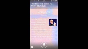 iOS 7  Siri parle avec une voix de femme