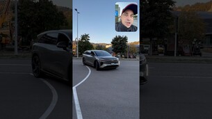 Aujourd’hui, mon taxi @simplement.julien vient me chercher en #lucidgravity ! @lucidmotors #lucid