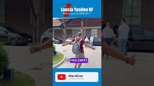 La tenue ne fait pas le pilote visiblement. Essai de la Lancia Ypsilon HF !#lancia #ypsilon #hf