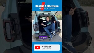 Une vraie malle, le coffre de cette nouvelle R4 ! #renault4 #r4 #4l #4lelectrique #voiture #auto