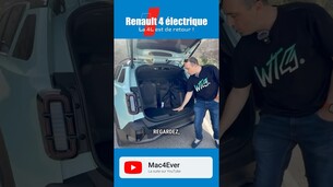 Un vrai coffre de 4L sur cette nouvelle R4 !  #renault4 #r4 #4l #4lelectrique #voiture #auto