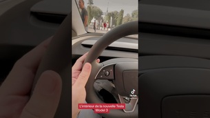 Nouvelle Tesla Model 3 - intérieur