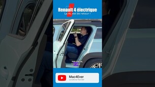 Beaucoup d’espace à bord de cette nouvelle R4 !  #renault4 #r4 #4l #4lelectrique #voiture #auto