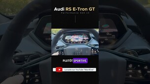 Des écrans trop petits pour 2025 dans l’Audi RS E-Tron GT ! #audi #auto #voitureelectrique