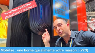 Alimenter sa maison avec votre voiture électrique ? (Une borne V2G chez Mobilize)