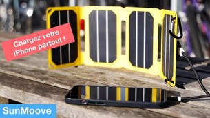 Ce panneau solaire de poche charge l’iPhone partout ! (Sunmoove)