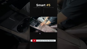 Un intérieur qui rappelle l’univers Mercedes sur la Smart #5 !#smart #hashtag5 #smart5 #ve #auto
