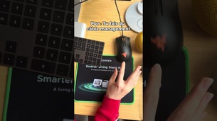 POV : ta collègue fait du câble management 😔#cablemanagement #informatique #montage #apple #tech