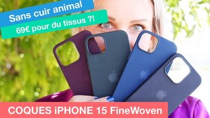 TEST COQUES FINEWOVEN iPHONE 15 : 69€ POUR DU TISSUS ?
