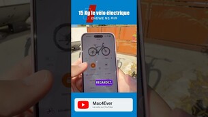 Une super application mobile sur cet ENGWE N1 AIR ! #engwe #engwen1air #mapfpir #velo #velotaff