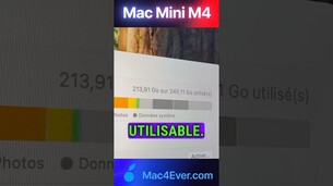 Seulement 256go de stockage sur le Mac Mini M4 ?! #apple #mac #macmini #macminim4 #test #stockage