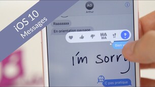 iOS 10 : test de Messages