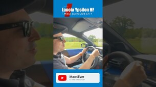 Pourquoi mettre des cônes au milieu de la piste ?#lancia #ypsilon #hf  #lanciaypsilonhf