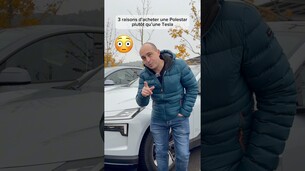 3 raisons de choisir une Polestar plutôt qu’une Tesla ✨@PolestarCars  #design #écran #voiture