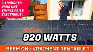 Test et installation Beem On : panneaux solaires 920W plug&play ! + Code Promo