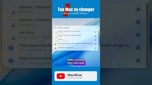 La fonction presse-papier dans Spotlight sur macOS 26 ! #macos26 #macostahoe #mac #liquidglass