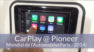 CarPlay @ Pioneer - Mondial de l'auto de Paris 2014