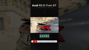 Un arrière très sportif avec un grand coffre sur l’Audi RS E-Tron GT Performance !#audi #auto