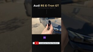 Pas de clés sur smartphone pour cette Audi RS E-Tron GT Performance ! #audi #auto #voitureelectrique