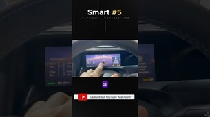 Pas mal les écrans de la Smart #5 !#smart #hashtag5 #smart5  #voitureelectrique #ev #ve #auto