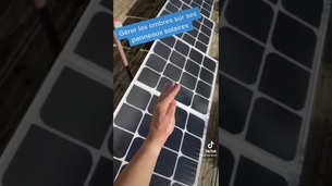 Panneaux solaires : il faut gérer les ombres !