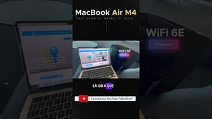 Pas de wifi 7 pour les MacBook Air M4 ! #macbookair #macbookairm4 #test