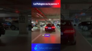 La BMW i5, un gros bébé dans les parkings souterrains ! #pologne #panne #roadtrip #bmw #bmwi5