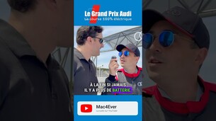 Mac4Ever sur la ligne de départ du Grand Prix Audi !#course #ev #voitureelectrique #audi #rsetrongt