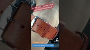 Le plus beau bracelet en cuir pour Apple Watch !
