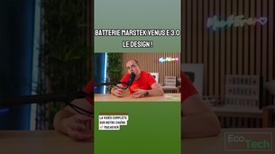 le design de la MARSTEK Venus E3.0🔋✨