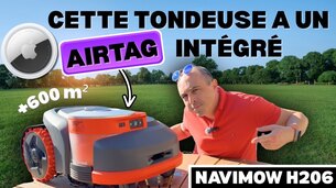 Test Navimow H206 : un robot-tondeuse avec AirTag intégré !
