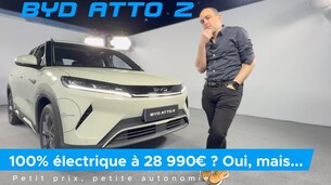 BYD Atto 2 : 28 990€ pour ce SUV électrique !