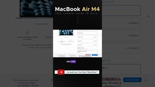 Le stockage, une honte sur le MacBook Air M4 !#macbookair #macbookairm4 #test