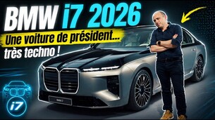 BMW i7 2026 : un écran 8K et 700 km d'autonomie !