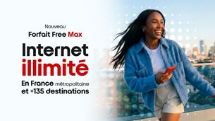 Free Max : un forfait mobile illimité dans 135 pays pour 29,99€