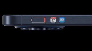 Une mini Touch Bar à la place du bouton Action de l'iPhone
