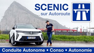 Essai et autonomie du Renault Scenic électrique sur l'autoroute !