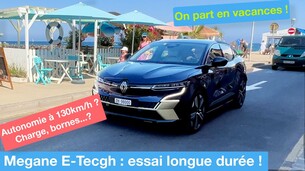 Partir en vacances en Megane électrique, galère ou pas ? Notre essai longue durée !