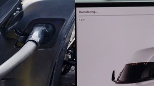 5 fois plus puissant qu'un Superchargeur : la vidéo impressionnante de la recharge du Tesla Semi