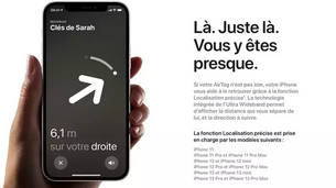 iOS 16 : de nouvelles possibilités pour les appareils compatibles UWB