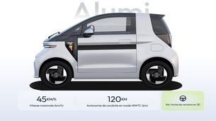 Concurrente de la Citroën AMI, on a vu la chinoise "Linktour Alumi" qui débarque en France !