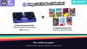 Playtiles, la manette française à coller sur l'écran s'offre une édition rétro avec Mega Cat Studios