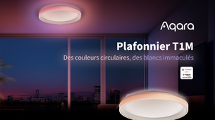 Idée cadeau : le plafonnier connecté Aqara avec 2 éclairages en promo à -20% ! Livré avant Noël