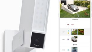 La caméra blanche + spot extérieur de Netatmo (Fr) en promo à 254€, 423€ les deux ! (on l'adore)