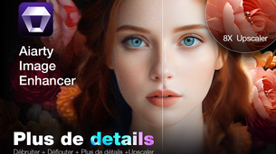 Une licence gratuite d'un an pour Aiarty Image Enhancer (78€) pour améliorer vos photos avec de l'IA