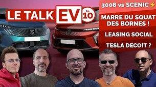 LIVE Talk EV ! 3008 vs Scenic, leasing social, squat des bornes et Tesla qui déçoit ?