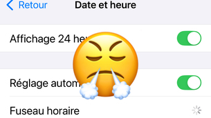 Changement d’heure ce week-end : attention à votre iPhone !