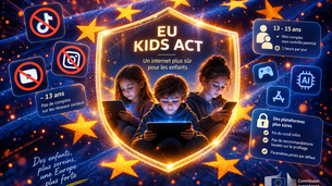 Réseaux sociaux interdits avant 13 ans : ce que prévoit vraiment l'EU Kids Act