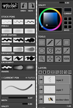 Test express : Mischief, le nouveau soft de dessin vectoriel sur Mac