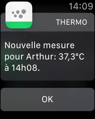 Test du thermomètre connecté Thermo de Withings/Nokia